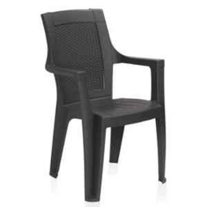 Nilkamal Mystique CCG Plastic Black Outdoor Chair