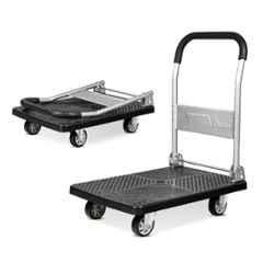 Buy Stanley Fatmax 135kg Polypropylene Black Folding Platform Hand Truck,  FXWT-712 Online At Price ₹8299