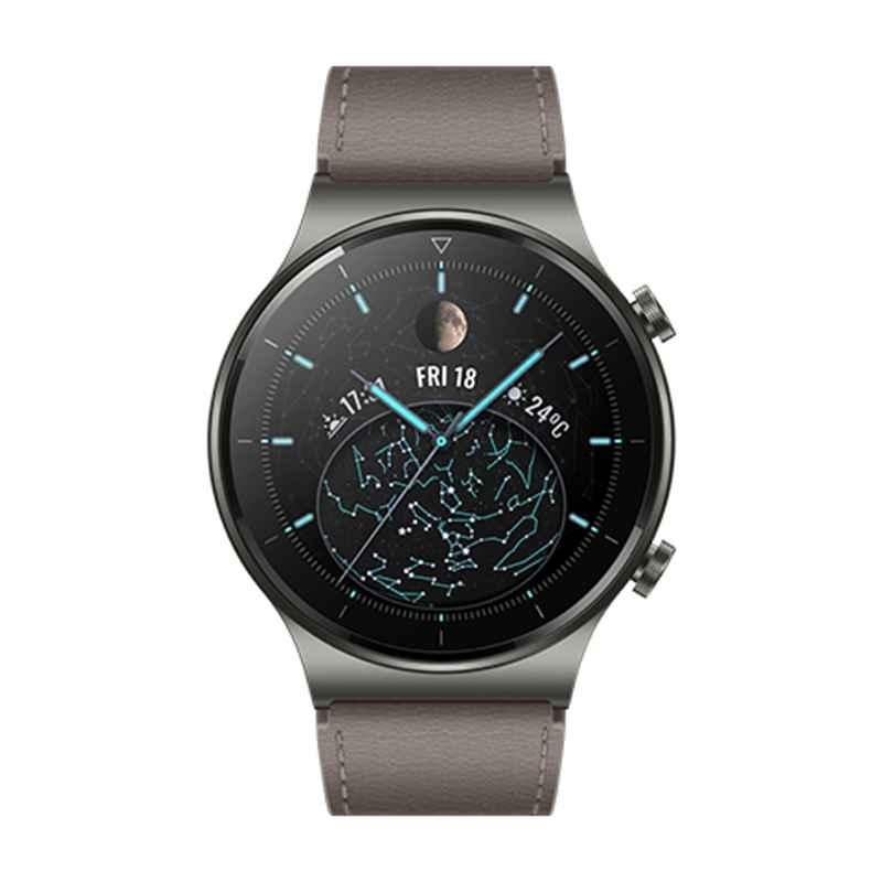 Huawei Watch GT2 Pro Nebula Gray Brown Strap Smartwatch
