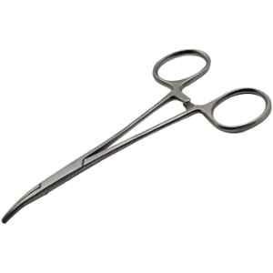 Forgesy 6 inch Stainless Steel Silver Curved Artery Forceps with CE Certified, DGTJ