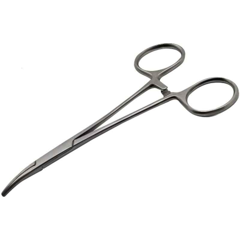 Forgesy 6 inch Stainless Steel Silver Curved Artery Forceps with CE Certified, DGTJ