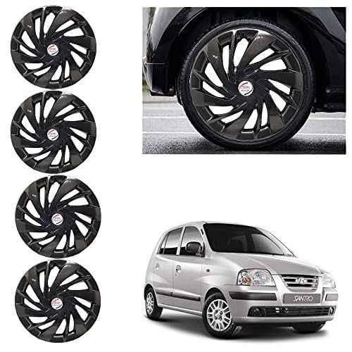 Buy Auto Pearl 4 Pcs 13 inch ABS Black Car Wheel Cover Set for Hyundai