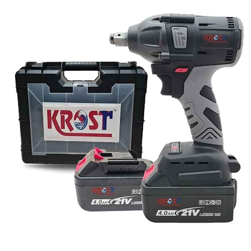 Krost 21V 1/2 inch Cordless Impact Wrench with LED