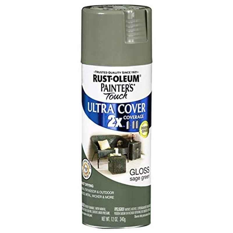 Rust-Oleum Painters Touch 12 Oz Sage Green 249094 Ultra Cover Spray