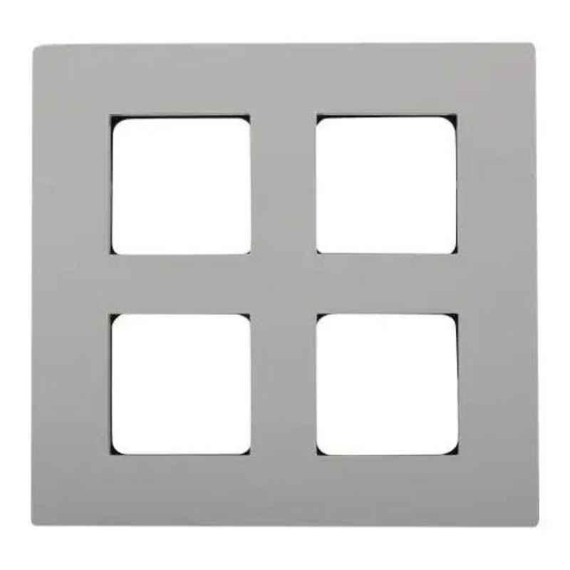 Schneider Electric Opale 8 Module Square White Grid & Cover Plate, X0709 (Pack of 5)