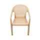 Italica Polypropylene Marble Beige Oxy Arm Chair, 5202-6 (Pack of 6)