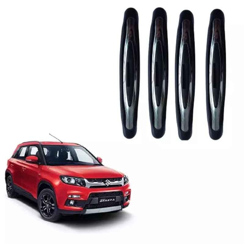 Buy Spreadx Plastic Car Compact Black Colour Elegant Door Guard Protection Universal Type for Maruti Suzuki Brezza Set Of 4 Pcs SPR VSO77S Online At Price 444