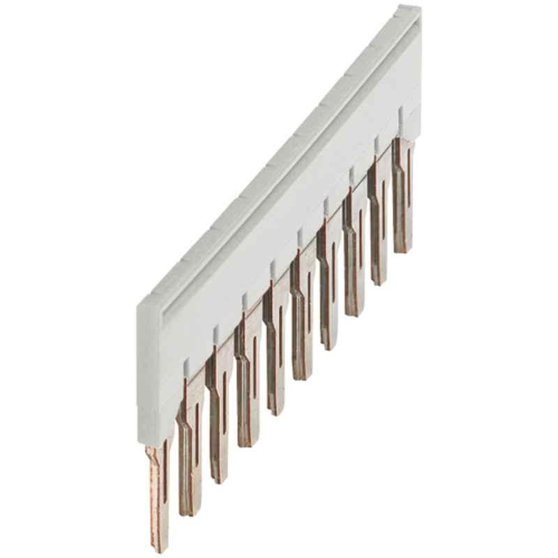 Schneider Linergy TR 6 mm² Grey Plug-in Bridge, NSYTRAL610GR (Set of 10)
