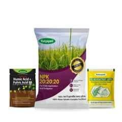Katyayani 25kg NPK 20 20 20 Fertilizer with Mix Micro Nutrients & Humic+ Organic Fulvic Acid Fertilizer, K-5949 (Pack of 2)