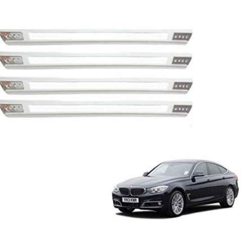 Kozdiko 4 Pcs Designer White Dotted Bumper Protector Set for BMW 3 GT