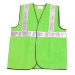 Prima 1 inch Green Safety Jacket, PSJ-01 (Pack of 10)