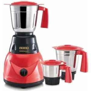 Usha SpeedMax 500W Copper Motor Red & Black Mixer Grinder with 3 Stainless Steel Jars