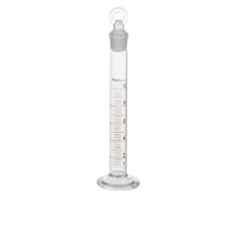 ABGIL 10ml Borosilicate Glass Round Base Cylinder Graduated Single Metric Scale with Pour Out & Stopper, ABG1208