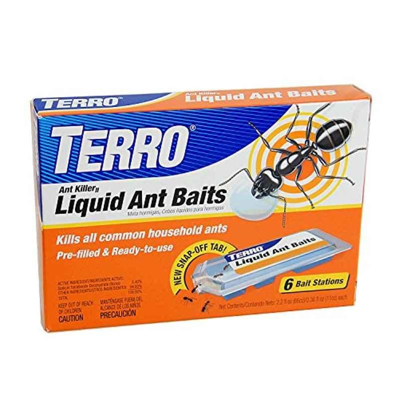 Terro 6Pcs Liquid Ant Bait Killer, T300
