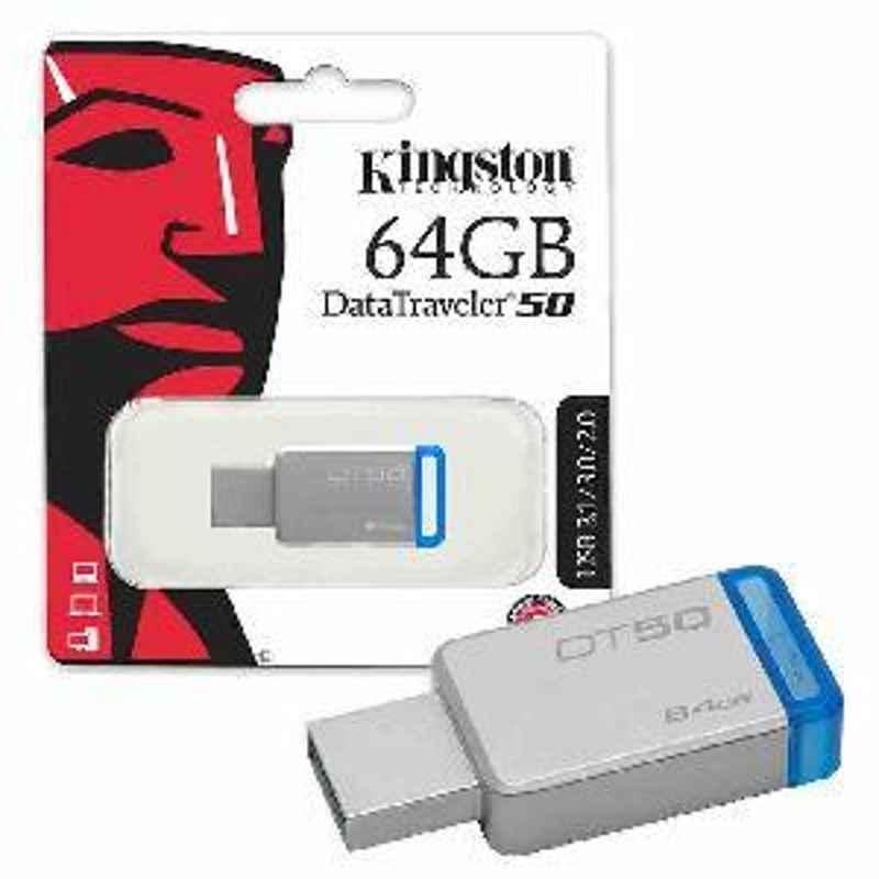 Kingston Dt50 64GB 3.0 Usb Pendrive Pen Drive