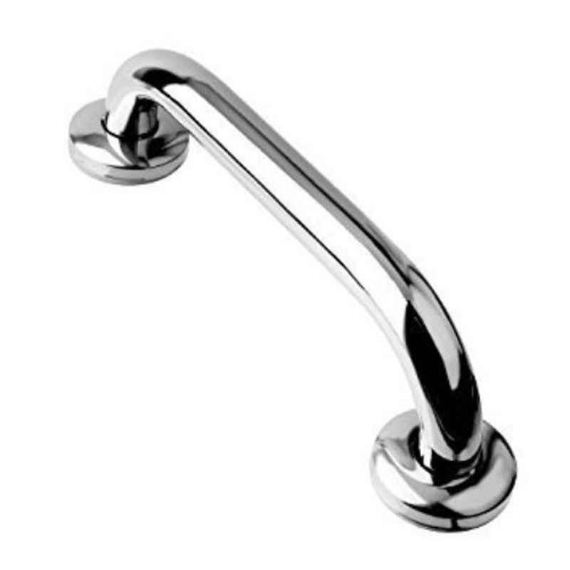 Logger 12 inch Stainless Steel Chrome Finish Shower Grab Bar Handle