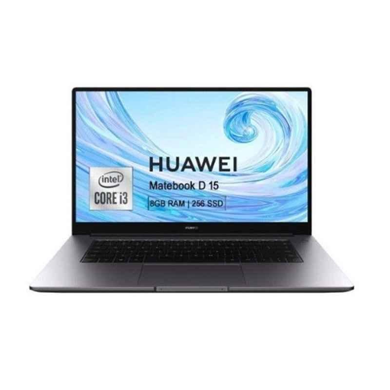 Huawei MateBook D-15 15.6 inch 8GB/256GB SSD Intel Core i3 Space Gray FHD Laptop
