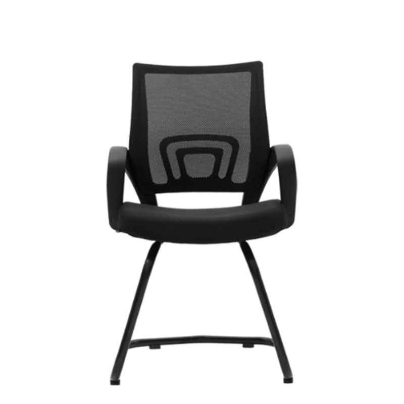 Mango Blossom 804 Mesh Low Back Black Visitor Chair, FUR.CHA.65724601