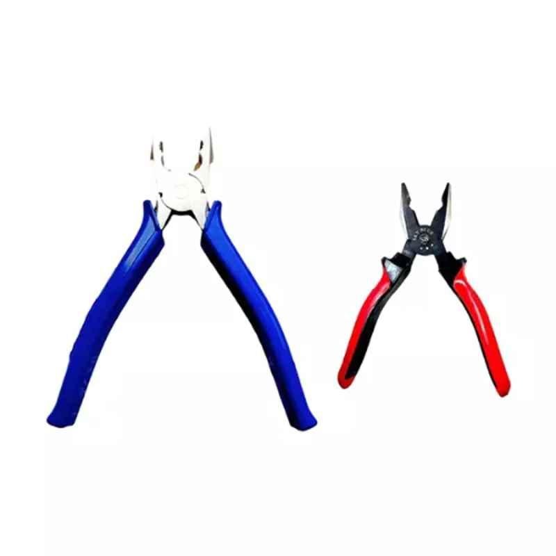Sky Blue 2 Pcs 7.8 inch Lineman Plier Combo, SBE_PLIER_COMBOS_COMBO_219