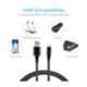 Ambrane Ambrane RC-T-15 3A Black USB Type C Fast Charging Unbreakable Braided Cable