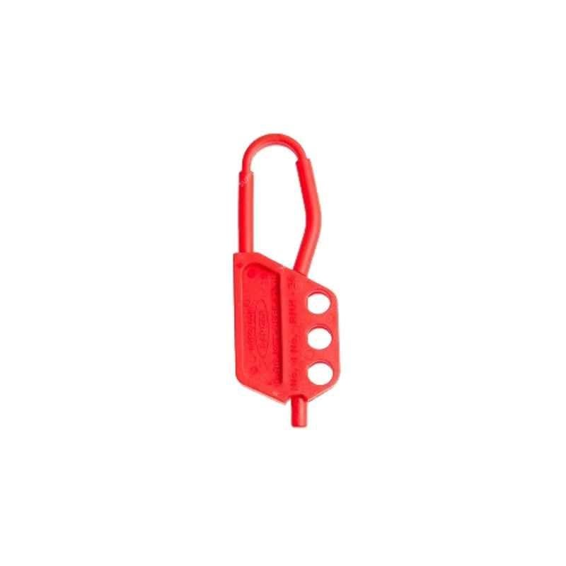 Loto-Lok 6mm Red Nylon Lockout Hasp, HSP-RNH-36