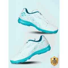 Nivia Bounce White & Blue Cricket Shoes for Men, CS-4913WT, Size: 6