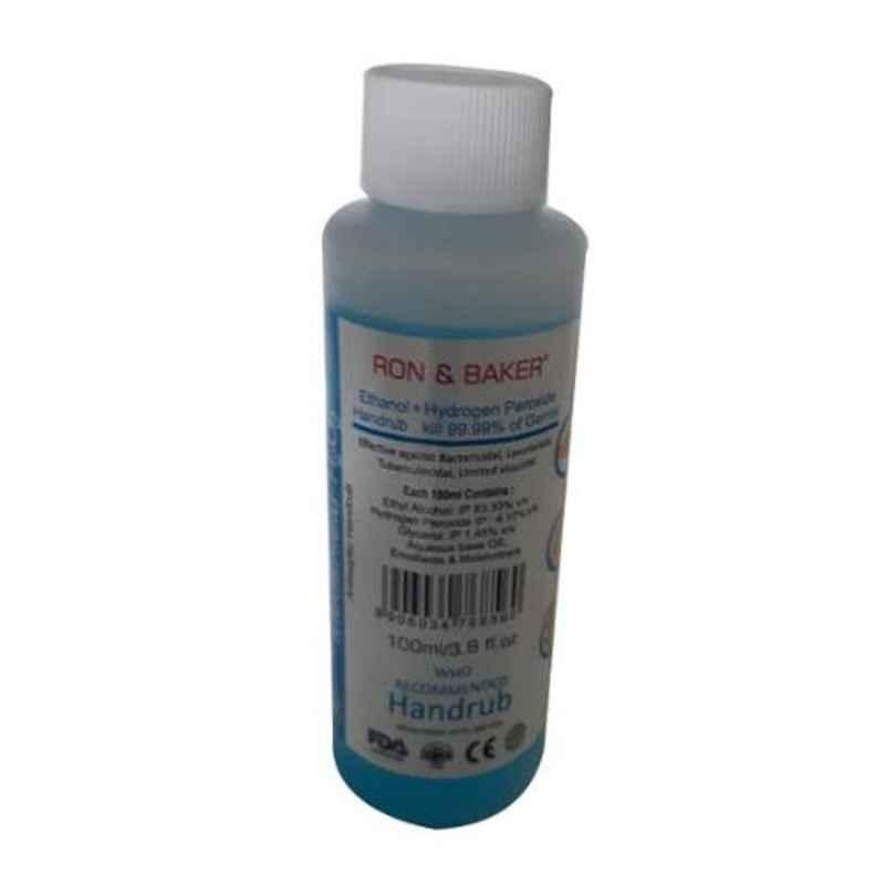 Ron & Baker 100ml Medshield Alcohol Based Hand Rub Sanitizer, RBHR100-10 (Pack of 10)