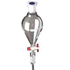 Glassco 1000ml Boro 3.3 Glass Pear Shape Separating Funnel with Needle Valve Stopcock, 164.204.11