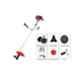 Kanak 35cc 4 Stroke Heavy Duty Brush Cutter with Weeder