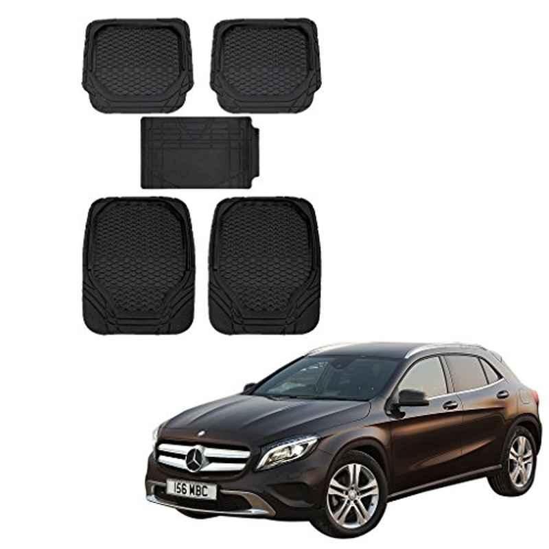 Kozdiko 8855TW 5 Pcs Rubber Black Rubber Car Mat Set for Mercedes Benz GLA-Class