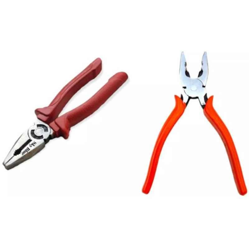 Sky Blue 2 Pcs 7.8 inch Groove Plier Combo, SBE_PLIER_COMBO_MOD_00412