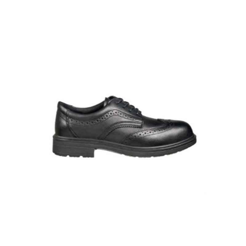 Safety Jogger Manager S3 Leather Composite Toe Black Safety Shoes, Size: 41