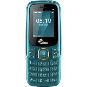 Cellecor E9 32GB/32GB 1.8 inch Green Dual Sim Feature Phone with Torch Light & FM