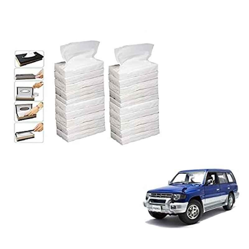 Kozdiko 100 Pulls Dispenser Box Refiller Tissue Paper with 200 Sheets for Mitsubishi Pajero (Pack of 20)