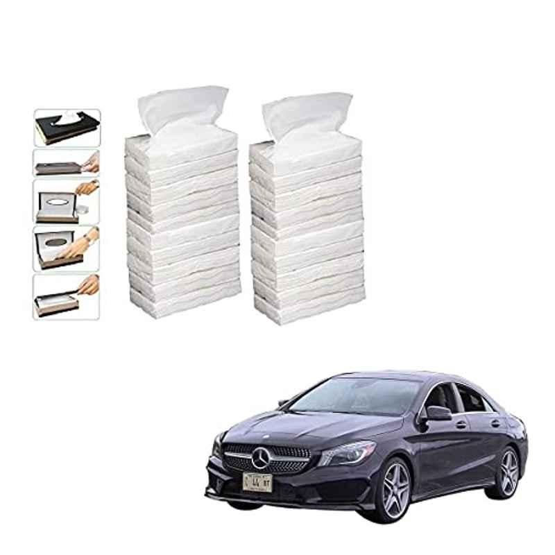Kozdiko 100 Pulls Dispenser Box Refiller Tissue Paper with 200 Sheets for Mercedes Benz CLA-Class (Pack of 20)