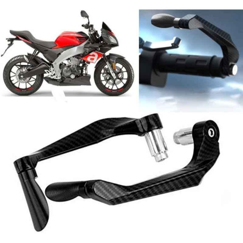 Auto Pearl 2 Pcs Aluminium Carbon Black Brake Clutch Lever Set for Aprilia Tuono 150