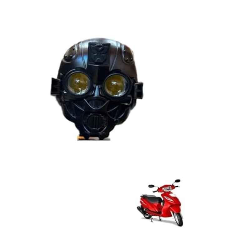 Kozdiko 55W Yellow & White 4 Pattern Bumble Bee Face Transformers Fog Light for TVS Wego, gf5eoencu222