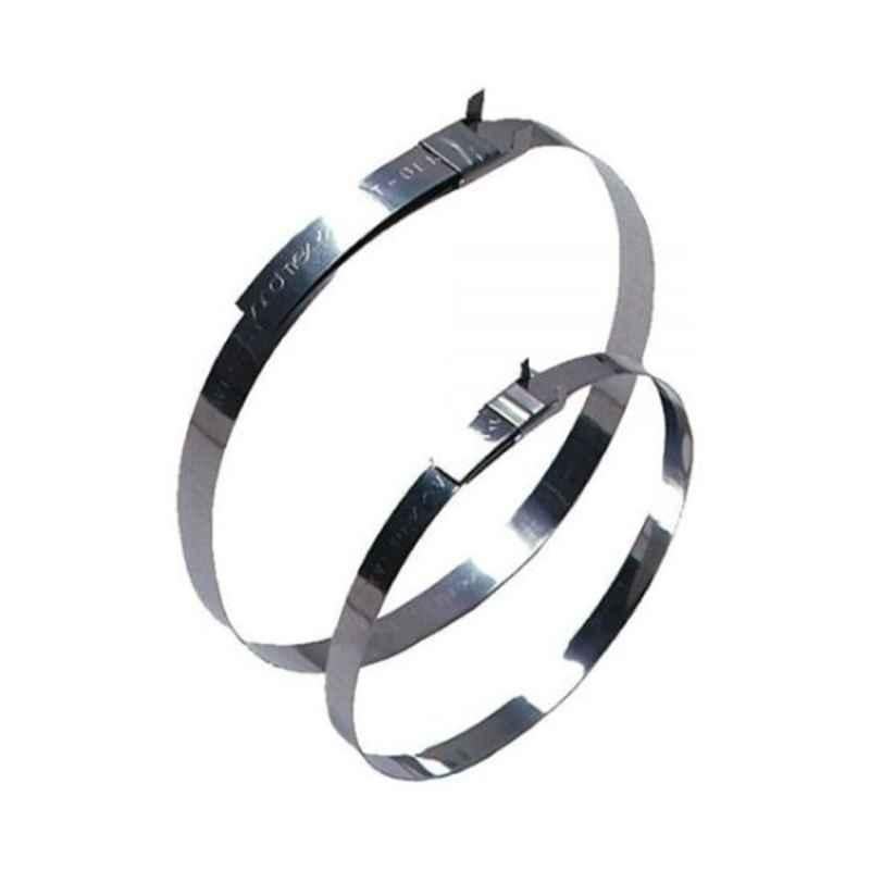 Bandimex B 133 3/8 inch Stainless Steel Silver L Band