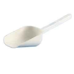 Tarsons 125ml HIPS Sterile Long Handle White Scoop, 923112 (Pack of 100)