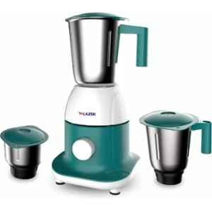 Lazer Diva 550W White & Aquamarine Mixer Grinder with 3 Jars, DIVAMG550AQM