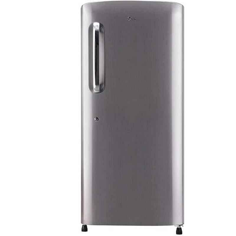 LG 215L 4 Star Cool Shiny Steel Single Door Refrigerator, GL-B221APZY