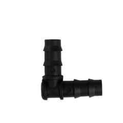 Driose 16mm 90 deg HDPE Black Grommet Elbow Connector for Drip Irrigation (Pack of 100)