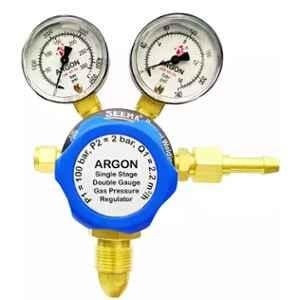 Seema Single Stage Double Guage Argon Gas Pressure Regulator, S.S.DG.AR-4