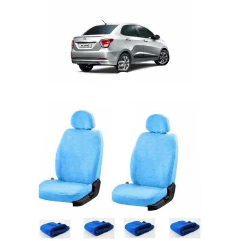 Oscar Sky Blue Aut-Sn-4355 Towel 1 Pcs\\Set Hyundai xcent Car Seat Cover