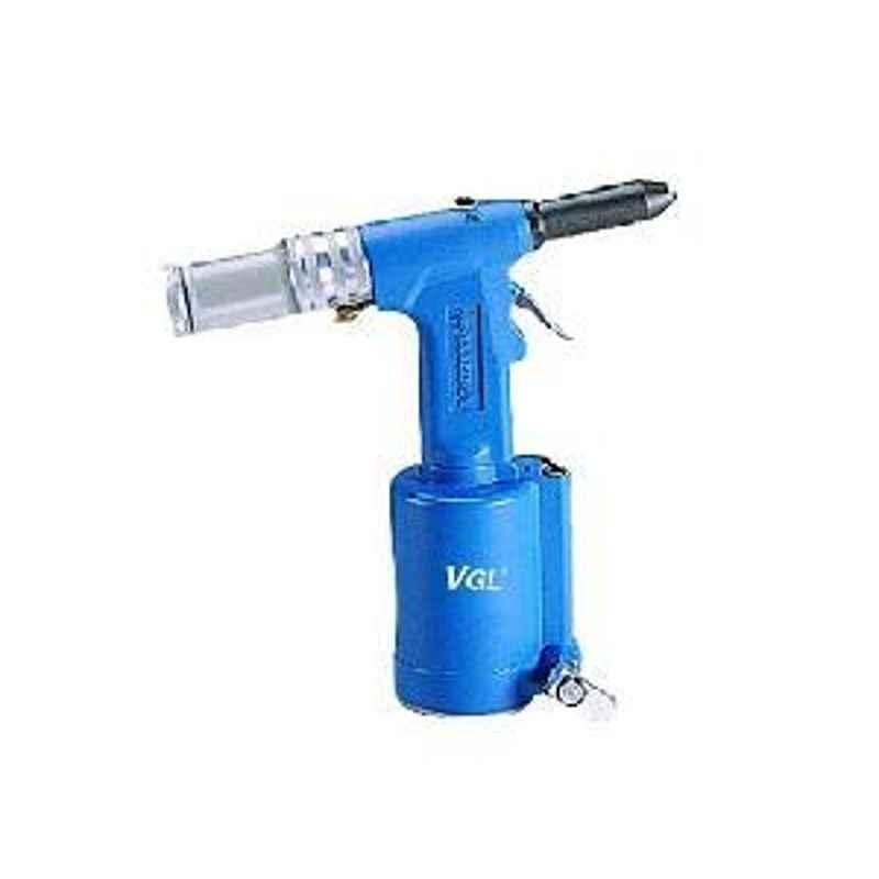Airpro Sky Blue 3/16inch Air Hydraulic Riveter With Vacuum Mandrel Collection SA8815V