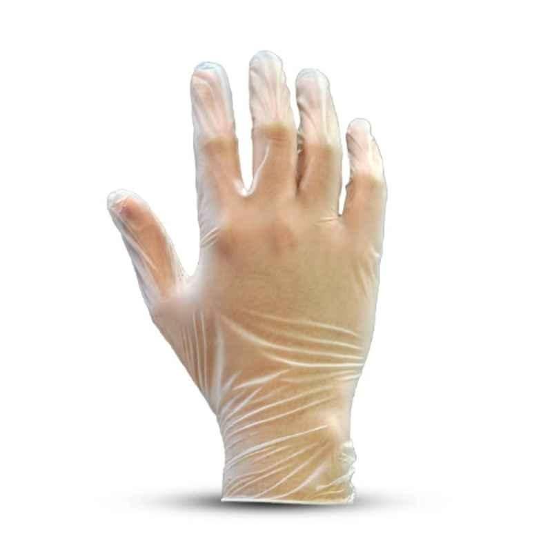 Stego ST-6535 100Pcs Microvin Clear Vinyl Gloves Box, Size: XL (Pack of 50)