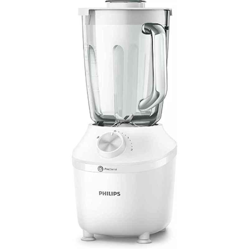 Philips 3000 600W Glass White Blender, HR2291-20