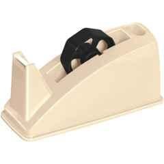 Omega Elegant 1 inch Plastic Biege Tape Dispenser, 1748 (Pack of 5)