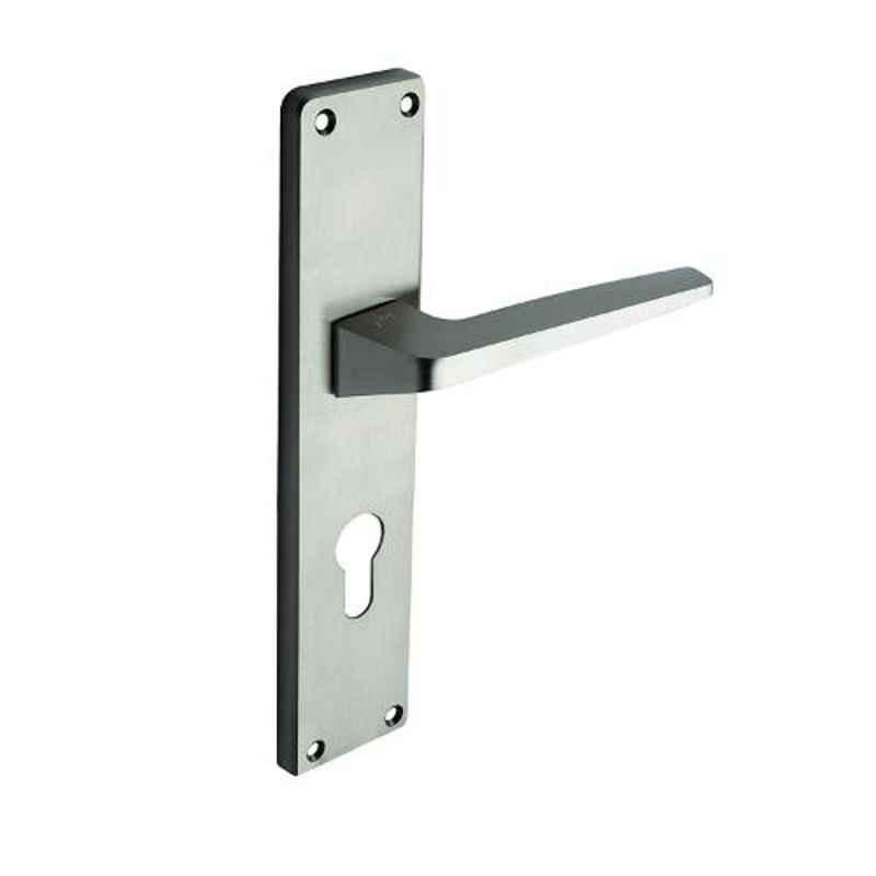 Godrej NEH 15 240mm 2C Satin Steel Door Handle with Lock Set, 5983