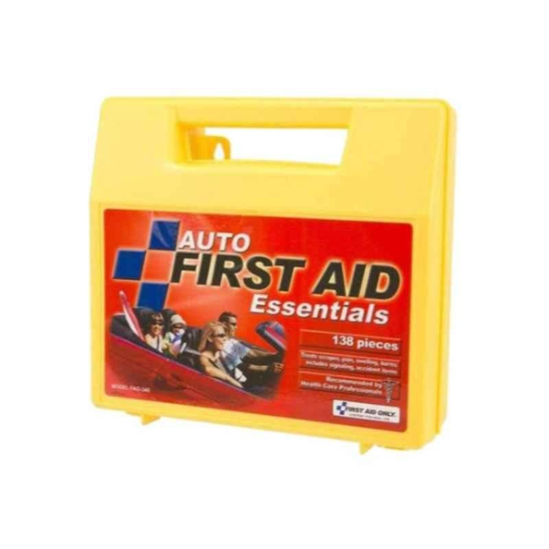 First Aid Only 138 Pcs Auto First Aid Essential Set